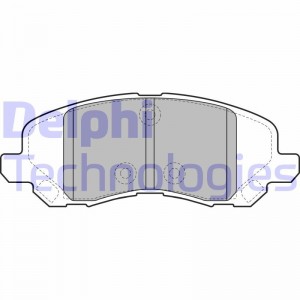 Комплект тормозных колодок, диско LP2038 DELPHI