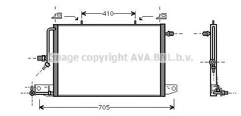 Радиатор кондиционера AI5117 AVA