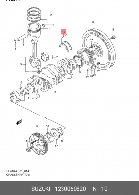 Деталь 12300-60820 SUZUKI
