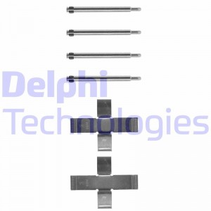 Комплектующие, колодки дискового тормоза LX0103 DELPHI