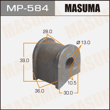 Втулка стабилизатора MP584 MASUMA
