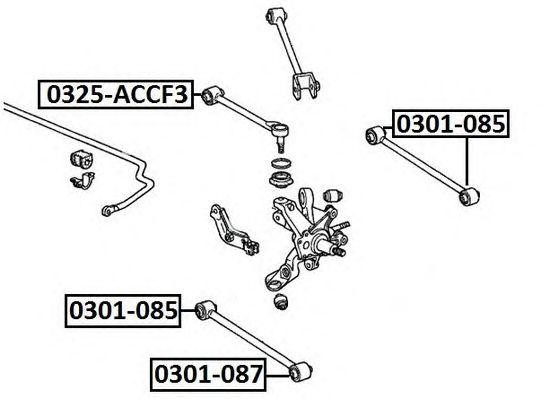 Рычаг подвески 0325-ACCF3 ASVA