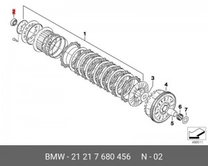 Деталь 21 21 7 680 456 BMW