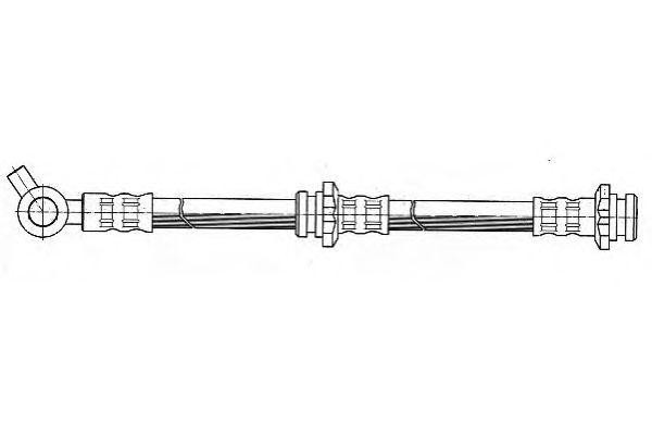 Тормозной шланг FHY2405 FERODO