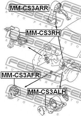 Подушка двигателя MM-CS3RH FEBEST