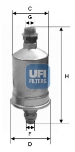 Топливный фильтр 31.532.00 UFI