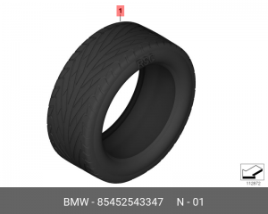 Шина 85 45 2 543 347 BMW