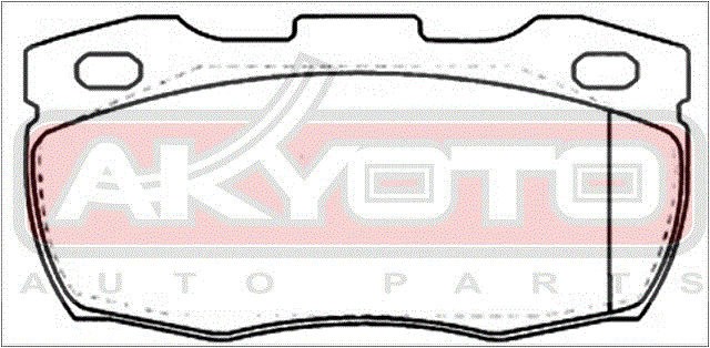 Колодки тормозные дисковые AKD-0243 AKYOTO
