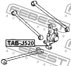 Сайлентблок TAB-J520 FEBEST