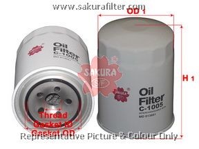 Фильтр масляный двигателя C1005 SAKURA
