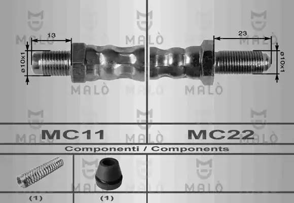 Тормозной шланг 8587 MALO