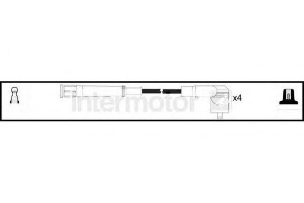 Ккомплект проводов зажигания 73880 STANDARD
