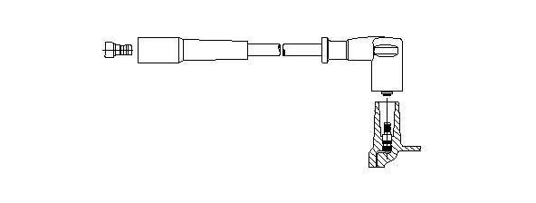 Провод зажигания 3A56/36 BREMI