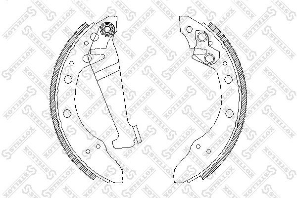 Колодки тормозные барабанные 057-100-SX STELLOX