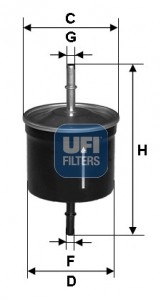 Топливный фильтр 31.624.00 UFI