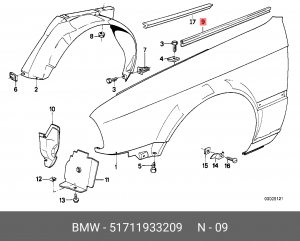 Деталь 51 71 1 933 209 BMW