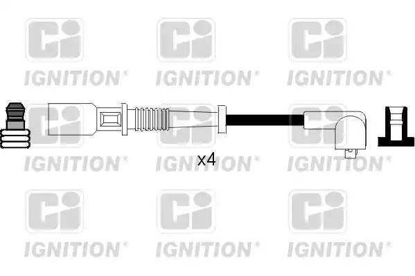 Ккомплект проводов зажигания XC815 QUINTON HAZELL