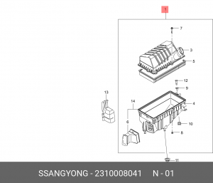 Деталь 2310008041 SSANG YONG