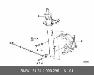 Амортизатор подвески 31 31 1 090 295 BMW