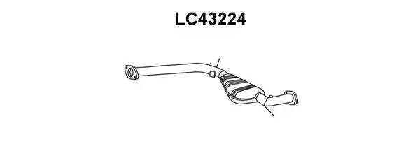 Предглушитель выхлопных газов LC43224 VENEPORTE