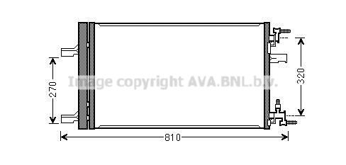 Радиатор кондиционера HD5201 AVA