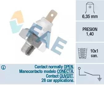 Датчик давления масла 12920 FAE