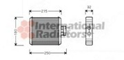 Теплообменник, отопление салона 58006196 VAN WEZEL