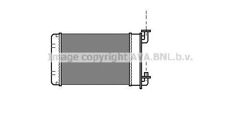 Теплообменник, отопление салона BW6022 AVA