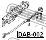 Сайлентблок рулевой тяги DAB-002 FEBEST