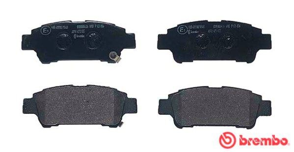 Комплект тормозных колодок, диско P83056 BREMBO