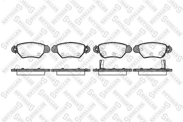 Колодки тормозные дисковые 696 022-SX STELLOX