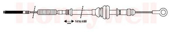 Трос, стояночная тормозная система 432715B BENDIX JURID