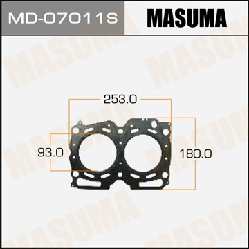 Прокладка ГБЦ MD07011S MASUMA