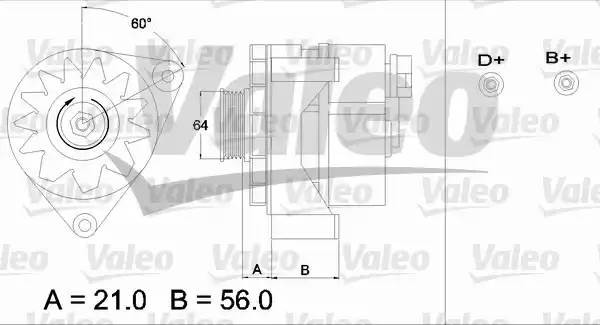 Генератор 436311 VALEO PHC