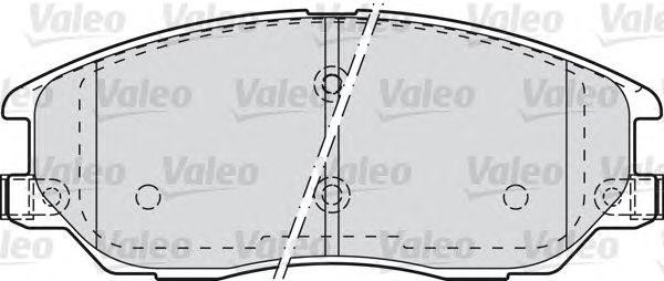 Комплект тормозных колодок, диско 598871 VALEO PHC