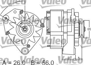 Генератор 436576 VALEO PHC