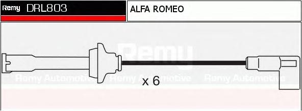 Ккомплект проводов зажигания DRL803 DELCO REMY