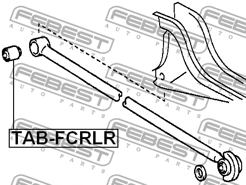Сайлентблок TAB-FCRLR FEBEST