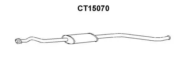Предглушитель выхлопных газов CT15070 VENEPORTE