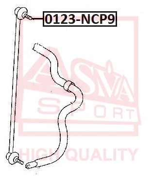 Стойка стабилизатора 0123-NCP9 ASVA