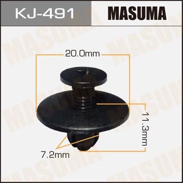 Клипса крепежная KJ491 MASUMA
