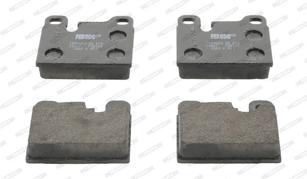 Комплект тормозных колодок, диско FDB164 FERODO