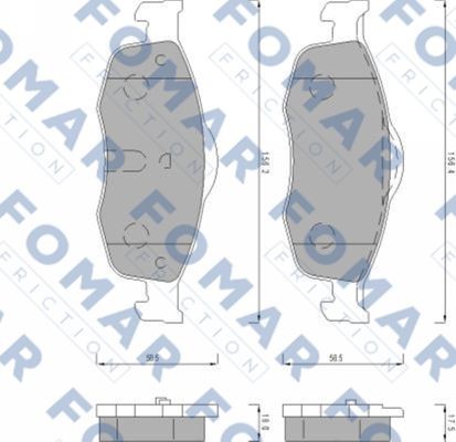 Колодки тормозные дисковые 51491681 ROULUNDS BRAKING