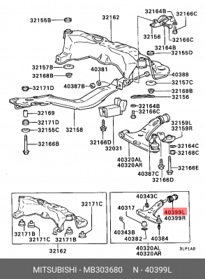 Деталь MB303680 MITSUBISHI