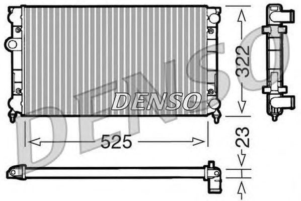 Радиатор, охлаждение двигател DRM32006 DENSO
