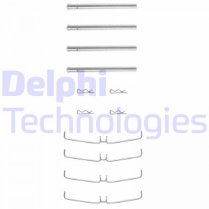 Комплектующие, колодки дискового тормоза LX0030 DELPHI