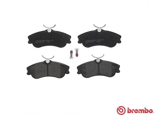 Комплект тормозных колодок, диско P61069 BREMBO