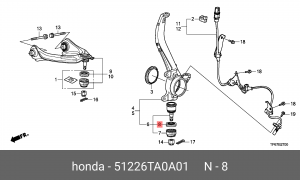 Деталь 51226TA0A01 HONDA