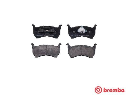 Комплект тормозных колодок, диско P 49 004 BREMBO