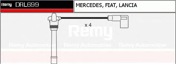 Ккомплект проводов зажигания DRL699 DELCO REMY
